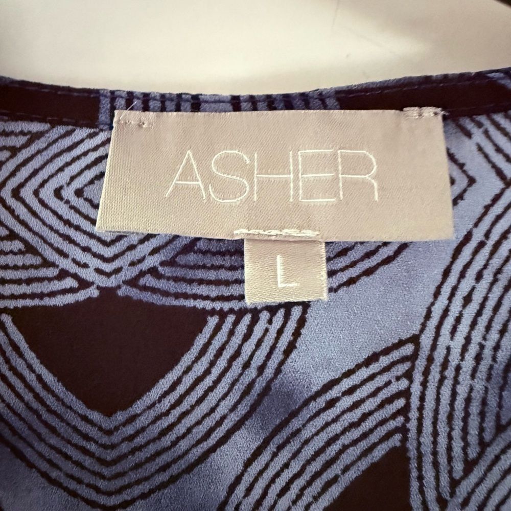 New Asher Blue patterned Long Duster Kimono - Picture 11 of 12